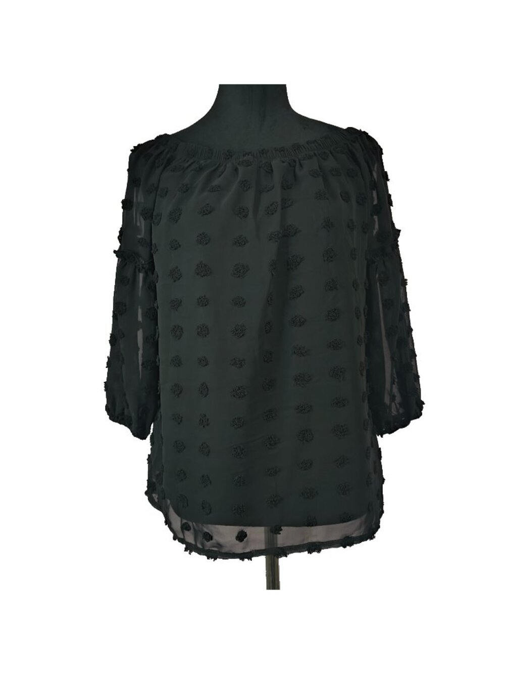 NWT Womens Kirundo Black Off the Shoulder Top S *